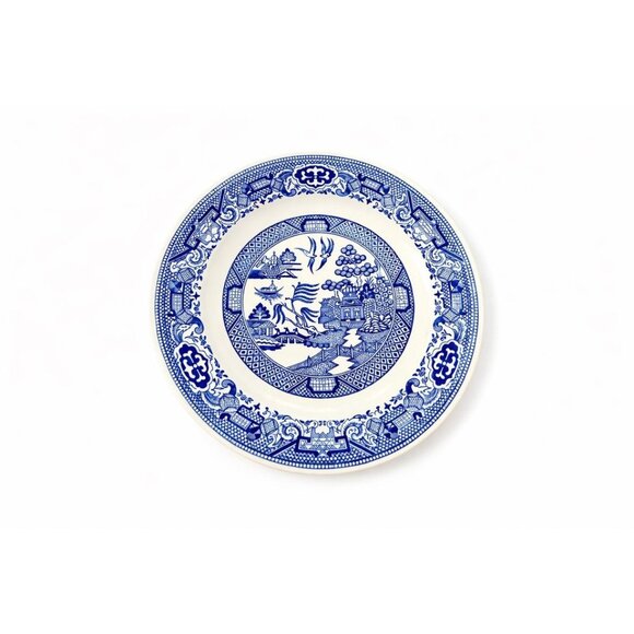 Homer Laughlin Other - Luncheon Side Plate Vintage Blue Willow Ware Homer Laughlin Chinosiere Replaceme